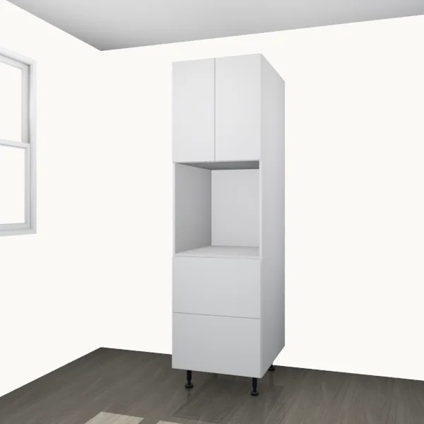 Product render of the Tall Oven — 2 Drawer 2 Door with the doors closed.