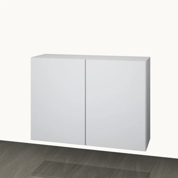 Product render of the Wall 1000mm — 2 Door with the doors closed.